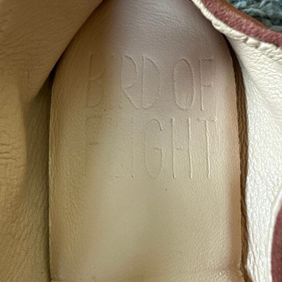 NWOT Sundance Bird of Flight Moroccan Embroidered Rust Red Suede Flats Size 8 - Picture 5 of 5